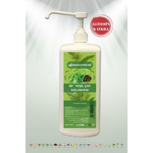 Mouvement Gliserin Katkılı Arındırıcı Yeşil Çay Kolonyası 80° Uzun Pompalı Ambalaj – 1 Litre