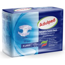 Adulped Süper Emici Hasta Bezi - Yüksek Emicili Hasta ve Yetişkin Bezi x Large 30'lu Paket