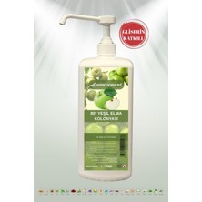 Mouvement Gliserin Katkılı Yeşil Elma Kolonyası 80° Uzun Pompalı Ambalaj – 1 Litre