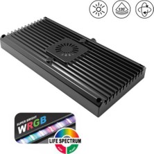 Coco 24W Fanlı Rgb LED Akvaryum Aydınlatma 108X238 mm