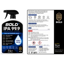 Bold Izopropil Alkol Ipa %99,9 Saf 1 Litre –  Ipa Temizlik Solventi