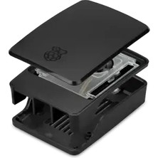 Raspberry Pi 5 Lisanslı Muhafaza Kutusu (Siyah-Gri)