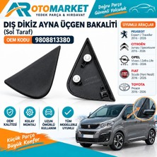 AR Otomarket Peugeot Expert -Traveller Ön Çamurluk Kenar (Üçgen) Kapak Sol 2016-2026 9808813380