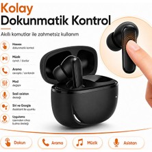 Hiltech Aı Çeviri Özellikli Bluetooth 6.0 Kablosuz Kulaklık Anc Enc Tws 135 Dil Destekl