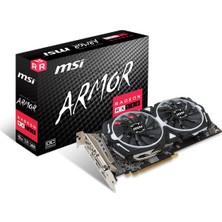 MSI AMD Radeon RX 580 ARMOR 8GB Ekran Kartı 256 Bit GDDR5 1366 MHz Çekirdek Hızı Fanlı Soğutma