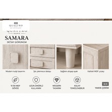 Quattro Home Samara 3 Kapaklı Dolap