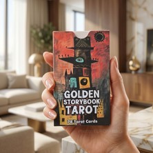Golden Storybook Tarot Kartları – 78 Kart Ingilizce Kutulu Tarot Destesi