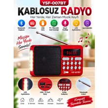 Azurtech YSF-007BT Kablosuz Bluetooth Radyo Taşınabilir Dijital Müzik Çalar Usb/tf Kart Destekli