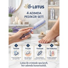 Kd Store Ayak ve Topuk Bakım Seti - 4 Adımda Pedikür Seti - Törpü Seti