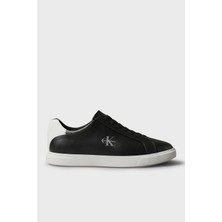 Calvin Klein Logolu Deri Sneaker Ayakkabı HM0HM021230GM Erkek Ayakkabı HM0HM02123 0gm