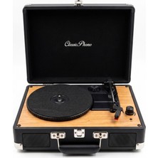 Lenco Classıc Phono Tt-20-Bk- Hoparlörlü Bavul Tipi Pikap - Siyah