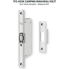İto Kilit Ito Kilit 403K Alüminyum ve Pvc Uyumlu Makaralı Çarpma Gömme Kapı Kilidi