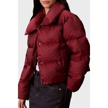 Calvin Klein Kapitoneli Cropped Fit Şişme Mont LV047H521GVG5 Kadın Mont LV047H521G Vg5
