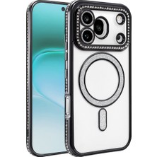 A-Luxe Huawei Honor 600 Pro Joke Simli Magneticsafe Kılıf - Siyah