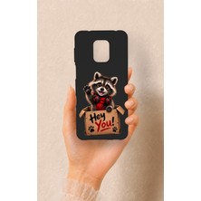 Vip Case Redmi Note 9 Pro 9s Uyumlu Sevimli Rakun Desenli Silikon Kılıf