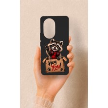 Vip Case Honor 200 Pro 5g Uyumlu Sevimli Rakun Desenli Silikon Kılıf