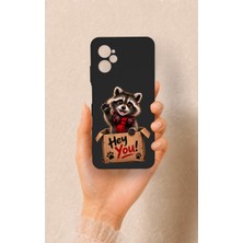 Vip Case Casper Via X30 Uyumlu Sevimli Rakun Desenli Silikon Kılıf