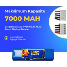 Ümit Maker Yeedi Mop Station 7000 Mah 14.4V Robot Süpürge Batarya