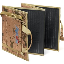 Fellow Energy Powerpro 100W Koyu Yeşil Kamuflajlı Katlanabilir Taşınabilir Solar Panel – Hızlı Şarjlı