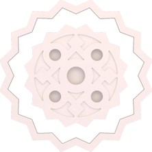 Motifpiyer Hazır Spotlu Tavan Paneli Matris Polygon-Modern LED Uyumlu Tavan Göbeği/Mono-Dış Çitalı