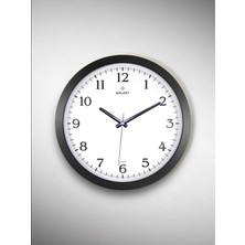 St. Morritz 1964-K Serisi Lüx Premium Klasik Ofis ve Duvar Saati 35 cm Siyah