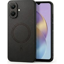 Nezih Case Infinix Smart 10 ile Uyumlu Kamera Korumalı Suni Deri Manyetik Şarj Özellikli Kılıf