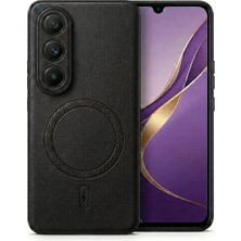 Nezih Case Vivo V50 Lite ile Uyumlu Kamera Korumalı Suni Deri Manyetik Şarj Özellikli Kılıf