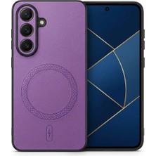 Nezih Case Samsung Galaxy A17 ile Uyumlu Kamera Korumalı Suni Deri Manyetik Şarj Özellikli Kılıf