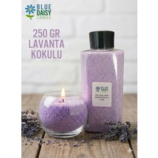 St. Morritz Inci Tozu Mum ( 30 Adet Fitil ile ) Lavanta Aromalı Mor 250 gr