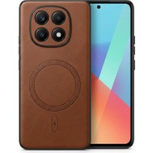 Nezih Case Redmi Note 15 Pro 4g ile Uyumlu Kamera Korumalı Suni Deri Manyetik Şarj Özellikli Kılıf