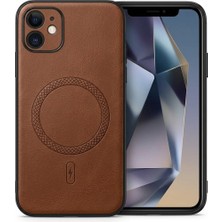 Nezih Case Iphone 11 ile Uyumlu Kamera Korumalı Suni Deri Manyetik Şarj Özellikli Kılıf