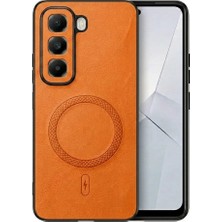 Nezih Case Infinix Hot 50 ile Uyumlu Kamera Korumalı Suni Deri Manyetik Şarj Özellikli Kılıf