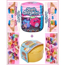 Oyuncak Sahili Magic Jelly Skins 2 Ürün Sihirli Sallanır Kavanoz ve Çin Mnatısı Su Ekle Çalkala Işte Oyuncak Içinde Sürpriz Peluş Magıc Jelli Tomy Tarz Dumpling