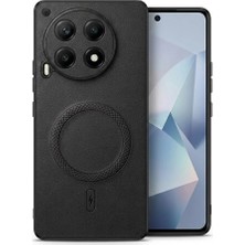 Nezih Case Tecno Camon 30 ile Uyumlu Kamera Korumalı Suni Deri Manyetik Şarj Özellikli Kılıf