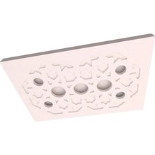 Motifpiyer Hazır Spotlu Tavan Paneli Matrix Serisi-Modern LED Uyumlu Tavan Göbeği/Rectangle