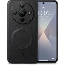 Nezih Case Honor Magic 8 Lite ile Uyumlu Kamera Korumalı Suni Deri Manyetik Şarj Özellikli Kılıf