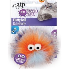 Edntrend Afp Furry Ball - Tüylü Renkli Top Oyuncak Turuncu