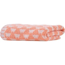 Doqu Home  Jungle Muse Piramid Yüz Havlusu Standart - Mercan
