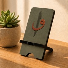 İsfahanTA Ahşap Masaüstü Telefon Tutucu Stand
