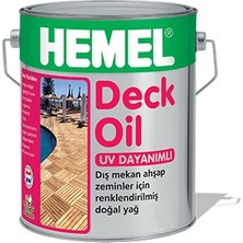 Hemel 2.5 Lt Deck Oil Antik Renkli Yağ Dış Mekan Ahşap Zeminler İçin Kolay Uygulama