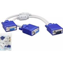 Hadron HDX7753 VGA To 2-Vga F Y Kablo 30CM Beyaz