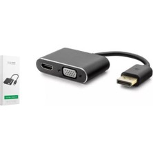 Nodar Hadron HDX7822 Dısplay To HDMI + VGA F Çevırıcı 4K 1080P 22CM