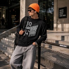 Urban Trend Store Premium Basic Uzun Kollu Tişört Baskılı %100 Pamuk