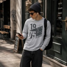 Urban Trend Store Premium Basic Uzun Kollu Tişört Baskılı %100 Pamuk