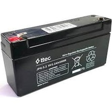Ttec 6V 3.2AH Bakımsız Kuru Aku