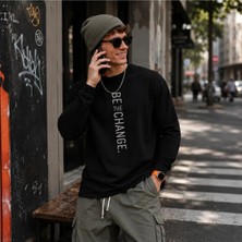 Urban Trend Store Premium Basic Uzun Kollu Tişört Baskılı %100 Pamuk