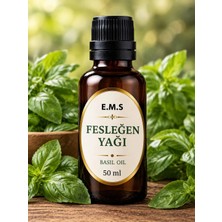 E.M.S 50 FESLEĞEN YAĞI  (BASİL OİL) SAÇ VE CİLT BAKIMI.