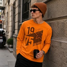 Urban Trend Store Premium Basic Uzun Kollu Tişört Baskılı %100 Pamuk