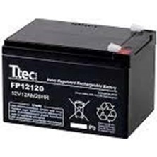 Ttec 12V 12AH Bakımsız Kuru Aku