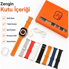 Hiltech Watch 8 Ultra 7 Kordonlu 49MM Tam Ekran Sesli Arama Akıllı Saat